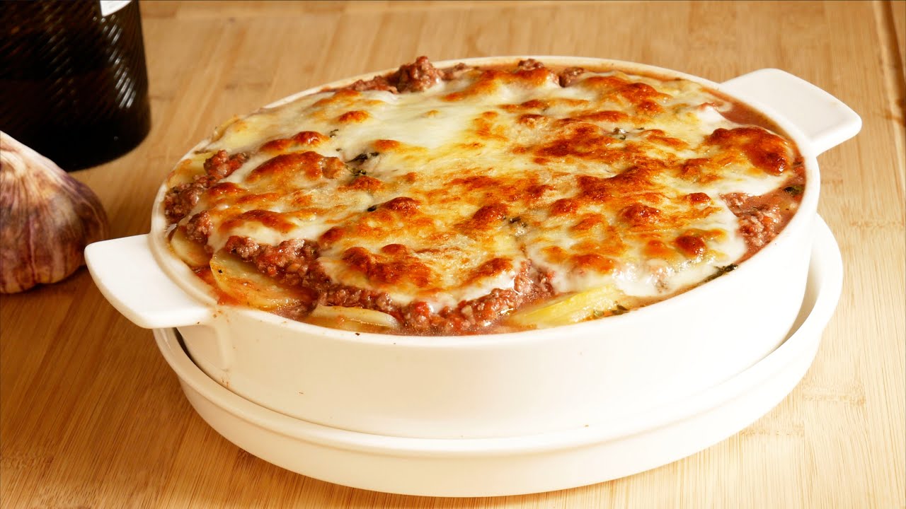 Gratin au Viande Haché