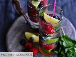 Betty mojitos (fruit rouge)