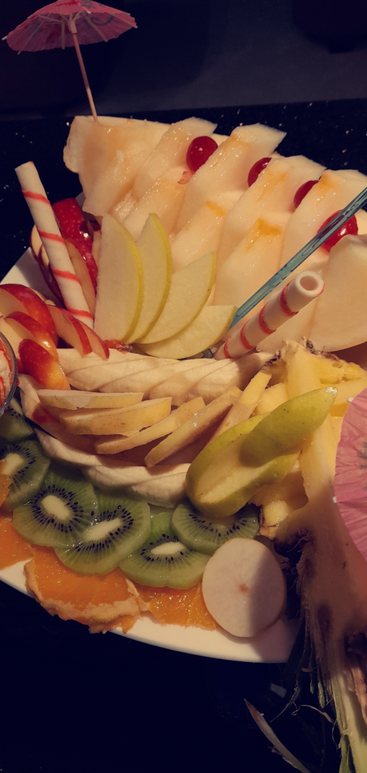 Assiette Fruits Exotique