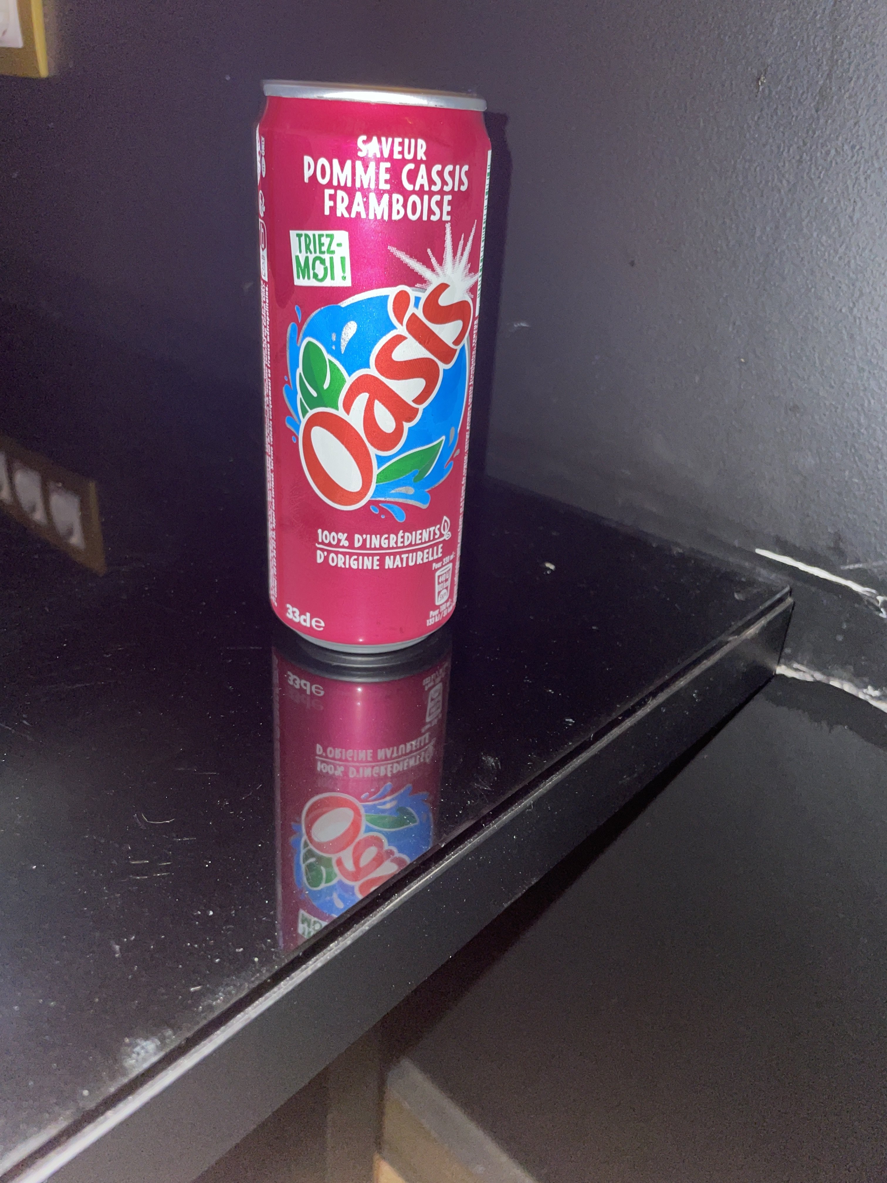 Oasis pomme cassis framboise 