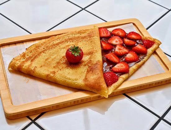 Crêpe nutella fraise 