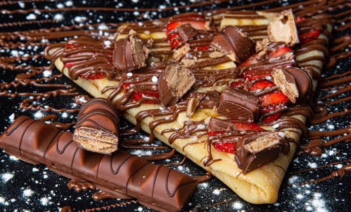 Crêpe nutella kinder 