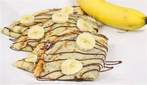 Crepe blanc banane