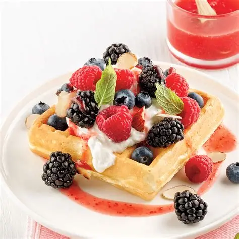 Gaufres fruits au choix