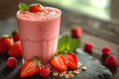 Smoothie fraise
