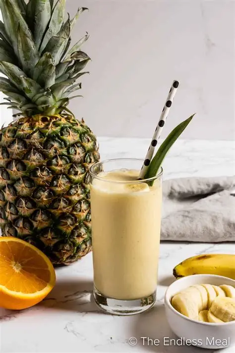Smoothie ananas