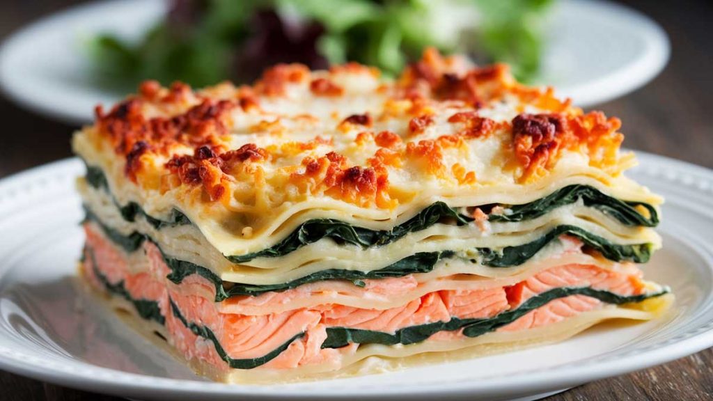 Lasagne saumon épinard